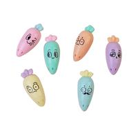 Feriany Lot de 6 mini surligneurs pour l'école - Ensemble de surligneurs multifonctions avec confort