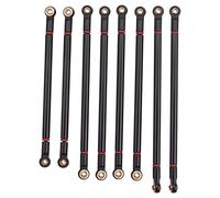 Feriany Lot de 8 barres métalliques de 313 mm pour accessoires axiaux SCX10 1/10 RC Crawler