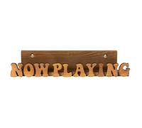 Feriany Now Playing Support mural en bois pour disques vinyles