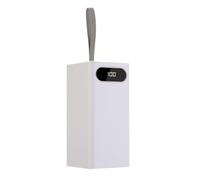 Feriany Pour batterie DIY 28 x 18650, boîtier pour batterie de 10 W, support pour boîte de rangement amovible avec lumière pour camping, couleur