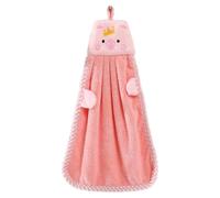 Feriany Serviette de Cuisine Salle de Bain Velours Corail Microfibre Séchage Lingettes de Nettoyage Absorbantes Serviettes en éponge pour Salle de Bain Rose Facile à Utiliser Haute