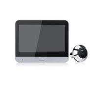 Feriany Tuya Caméra Peephole pour la surveillance mobile à distance via Wi-Fi HD Sonnette vidéo sans Vidéo Intercom