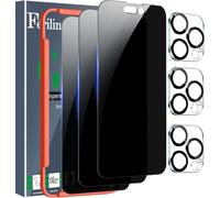 Ferilinso Protecteur d'écran pour iPhone 14 Pro Max, verre trempé | 3 Pack, 9H+ Hardness, Military-Grade Shatterproof, Case Friendly, Installation Bubble Free, with Camera Lens Protector