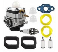 Ferilter Carburateur 753-06258A pour débroussailleuse MTD 753-06258 Ryobi RY252CS RY253SS RY251PH RY254BC 2 cycles 25 cc Craftsman Cultivator 307160001 316299372 316773800