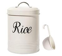 Feriuzymix Boîte de conservation en métal pour riz, 3 L, 15 x 19 cm