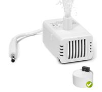 Feriva Pompe de fontaine à eau pour chat en céramique sans fil de 2,2 L, pompe de rechange YB200 DC ultra silencieuse, moteur de distributeur d'eau submersible à faible consommation d'énergie pour