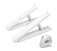 Feriva Support Réglable pour Micro Chip Distributeur d'aliments pour animaux, Support surélevé pour gamelle de chat, 0, 15, 20 Réglage du degré, Plus facile pour les chats d'atteindre leur nourriture