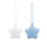 Ferizzia 2 Pièces Boîte à Tétine en Silicone, Boîte de Rangement de la Tétine pour les Déplacements, Pochette Portable pour Sucettes Nouveau-nés, pour Nourrissons et Jeunes Enfants