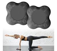 Ferizzia 2 Pièces Genouillère de Yoga, 20 x 20 cm Tapis de Yoga Sportif, Tapis Pilates, Antidérapants Résistant à l'usure, Protège Les Genoux, Accessoires pour Gymnastique Pilates