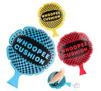 Ferizzia 3 Pièces Coussin Peteur, Autogonflant Coussins Whoopie, 3 Tailles Jouets de Blague, Accessoires de Fête, pour Enfants Fête d'anniversaire, Poisson, Halloween D'Avril Farces