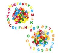 Ferizzia 400 Pièces Lettres et Chiffres Autocollantes en Feutrine, Lettres Gommettes Autocollantes, Feutrine Adhésives Coloré Décoratifs, pour DIY, Décoration, Créatifs Scrapbooking
