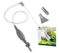 Ferizzia Aspirateur Aquarium, Siphon Aquarium, Pompe Nettoyage D'aquarium, 1.7m Aspirateur à Bec Canard Gratuit avec Siphon pour Changement d'eau d'aquarium, Nettoyage de Gravier