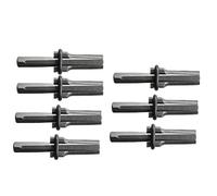 Ferleiss 7 Set 5/8 Pouce Plug Cales Plumes Cales Béton Pierre Splitter Outils À Main 16mm