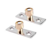Ferleiss Lot de 2 guides de porte coulissante en bois de 12 mm de diamètre
