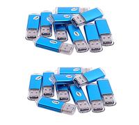 Ferleiss Lot de 20 clés USB 2.0 128 Mo Bleu