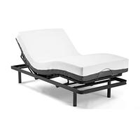 Ferlex - Lit électrique avec Matelas orthopédique viscoélastique Elion | Télécommande (80x190)