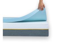 Ferlex Surmatelas viscoélastique 5 cm | 120 x 190 cm | Particules de Gel | Surmatelas | Surmatelas | Surmatelas et canapé