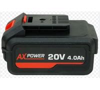 FERM AX-Power Batterie rechargeable 20V - 4.0Ah Li-Ion - Convient pour tous les outils FERM AX-Power - Longue durée de fonctionnement - Affichage LED - Charge rapide