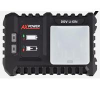 Ferm AX-power chargeur 20v, chargeur rapide, station de charge pour 1.5 ah, 2.0 ah, 4.0 ah