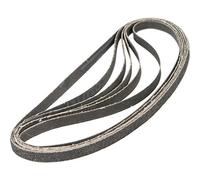 FERM Bandes abrasives 10mm (8 pcs) 2xG40, 3xG80, 3xG120 - pour lime électrique