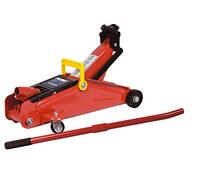 FERM Cric hydraulique rouleur - Max. levage 2000Kg - Max. hauteur 356mm - hydraulique - Incl. coffret