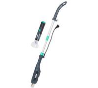 FERM Kit brûleur de mauvaises herbes et brosse de désherbage sans fil - Désherbage électrique 2 en 1 - Ecologique, sans produits chimiques - Batterie et chargeur inclus