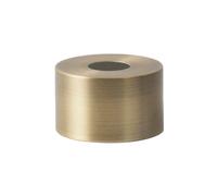 ferm LIVING Abat-jour Disc Shade laiton intérieur blanc