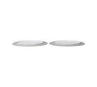 Ferm Living Assiettes Sonae lot de 2 Gris-blanc. Ø25 cm