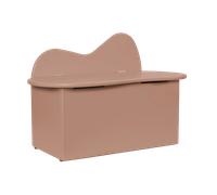 Ferm Living Banc avec rangement Slope 75x38x51 cm Rose