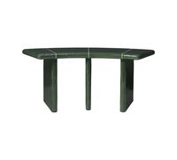 Ferm Living Banc d’assise curved Deya Vert foncé. 110x40x45.5 cm