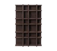 Ferm Living Bibliothèque Tilem Chêne teinté foncé. 4×6