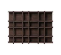 Ferm Living Bibliothèque Tilem Chêne teinté foncé. 6x4