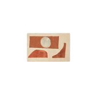ferm LIVING - Bloco Tufted Tapis Small Blush/Off-White