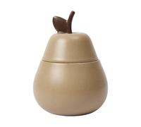 Ferm Living Bol en céramique avec couvercle Pear Cachemire
