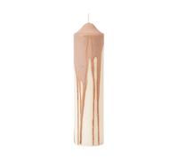 Ferm Living Bougie bloc Dryp Beige. 20 cm