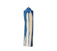 Ferm Living Bougie bloc Dryp Deep Blue. 20 cm