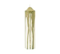 Ferm Living Bougie bloc Dryp Olive Green. 20 cm