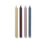 Ferm Living Bougies Pure. Pack de 4 Mélange Fantaisiste