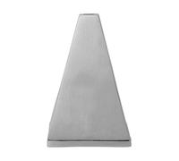 Ferm Living Brûleur d’encens Pyra conique Aluminium brossé