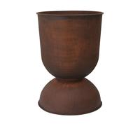 Ferm Living Cache-pot Hourglass grand Ø50 cm Rouille