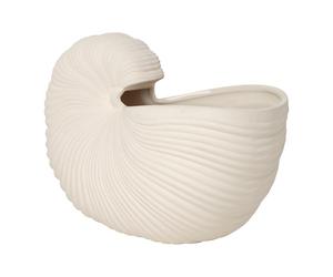 Ferm Living Cache-pot Shell Blanc cassé