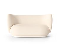 Ferm Living Canapé Rico 2 Places Boucle Blanc Cassé