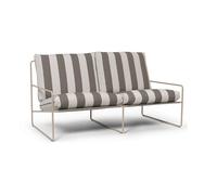 Ferm Living Canapé Desert 2 places Cash stripe-chocolate