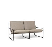 Ferm Living Canapé Desert 2 places Tissu dark sand. structure noire
