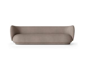 Ferm Living Canapé Rico 4 places Brushed warm grey