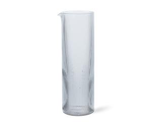 Ferm Living Caraffe à eau Ripple 1.12 L Clear