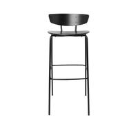 Herman Chaise de bar noir Ferm Living - 5704723020752