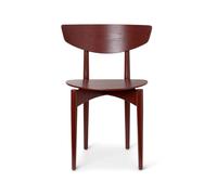 Ferm Living Chaise Herman red brown. pieds en frêne rouge-marron