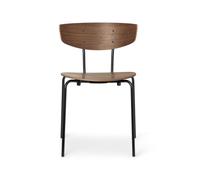 Ferm Living Herman Chaise de Table à Manger Noir/Noyer
