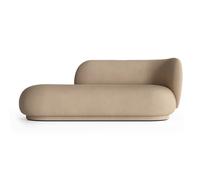 Ferm Living Chaise longue Divan Rico droit Brossé sable